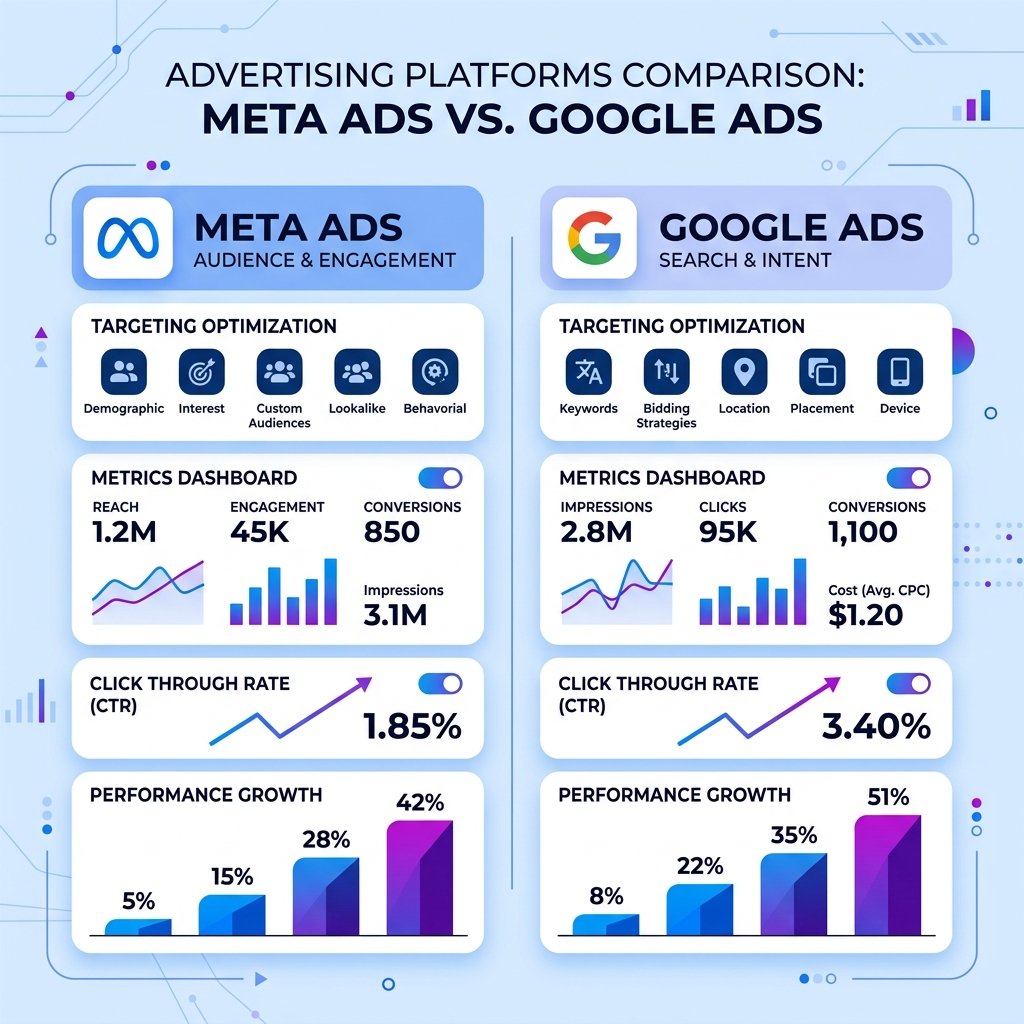 Meta Ads vs Google Ads — Which Is Better for Indian Businesses?